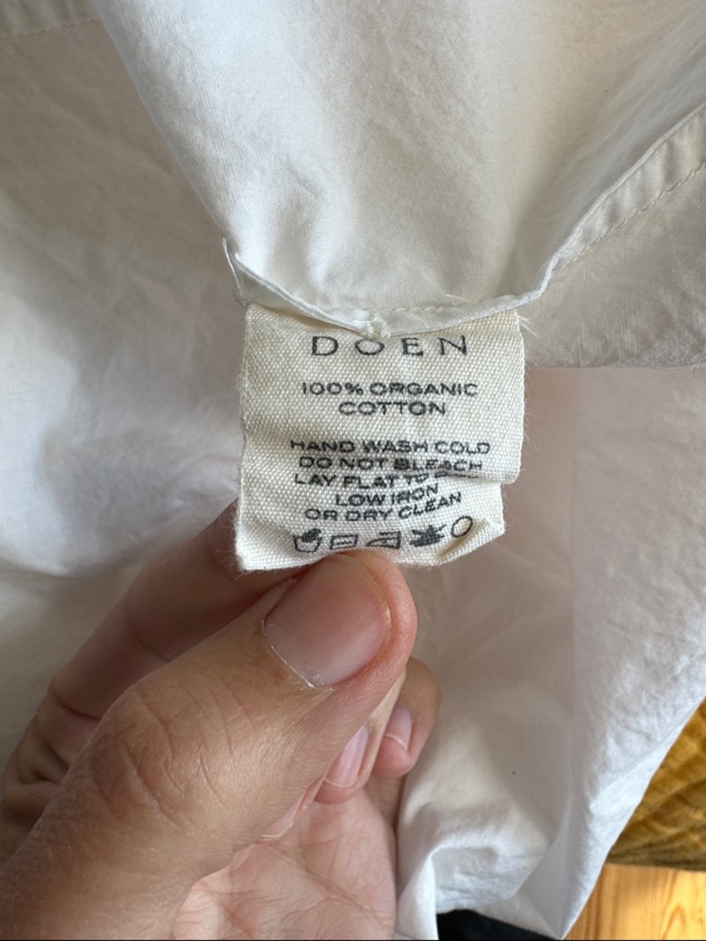 Doen white Ruffle Neck Blouse - Picture 5 of 7